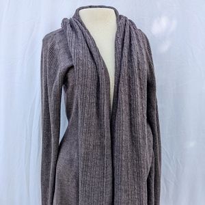 Karen Scott Sot Brown Knit Cardigan Sz Extra Large